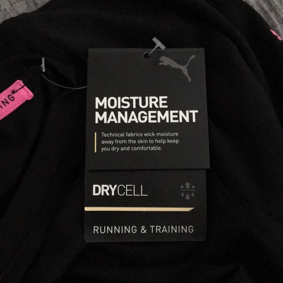 PUMA - Here For The Boobs - Breast Cancer Awareness T-shirt - Size: Large - Picture 4 of 5